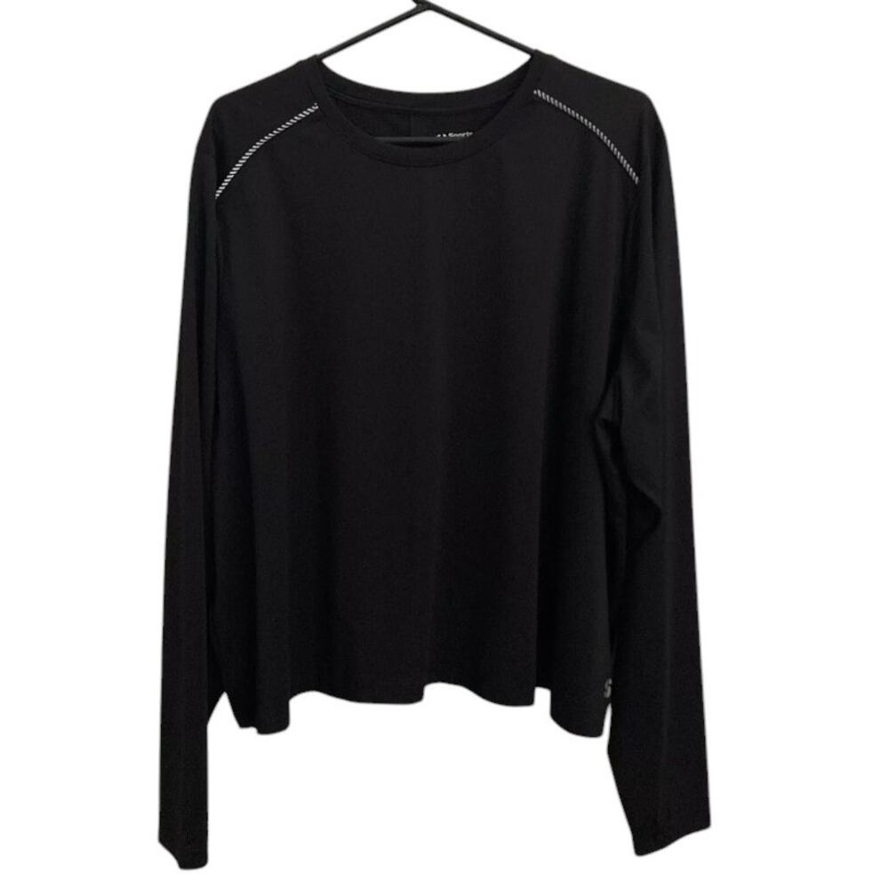 Sports Illustrated Womens Size 2X Performance Shirt Athletic Flowy